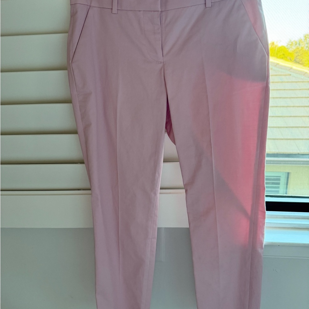 J. Crew Blush Pink Cafe Capri Pants